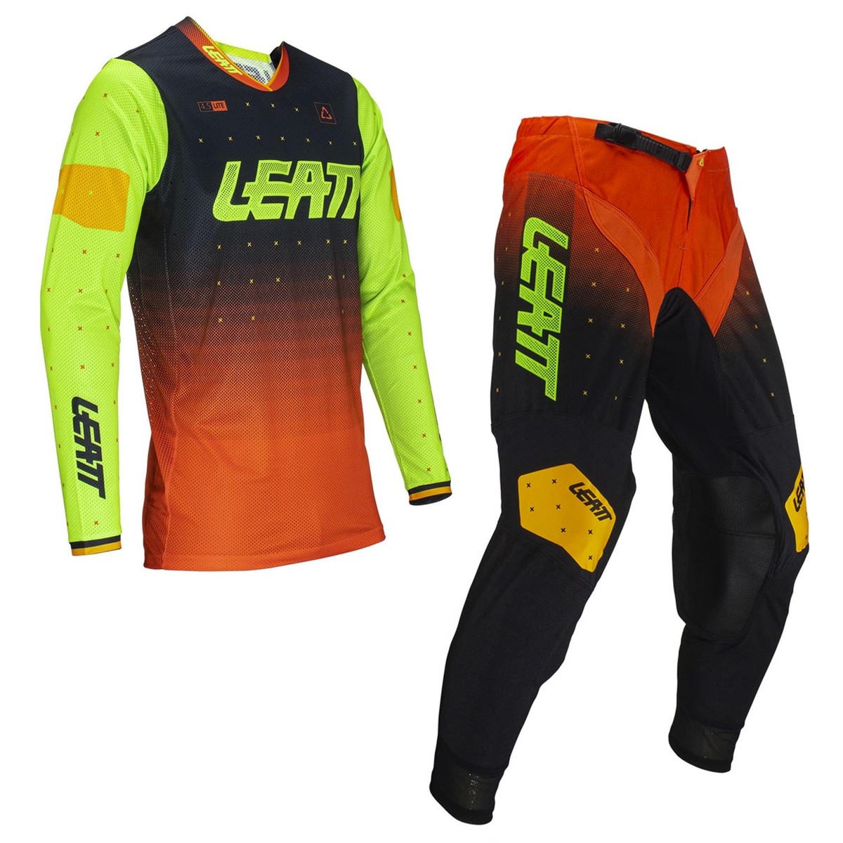 Leatt 2024 Jersey Combo Kit Pants & Jersey 4.5 Lite Citrus MX