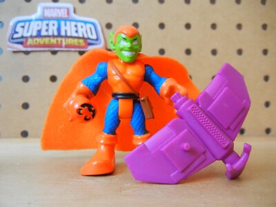 Playskool Marvel Super Hero Adventures RARE HOBGOBLIN w PURPLE GLIDER Hob Goblin