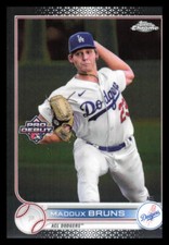 2022 Topps Pro Debut Chrome Maddux Bruns   PDC-174 ACL Dodgers