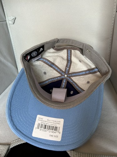 New York City Football Club MLS Soccer Adjustable Cap Hat Dark Blue Gray - Picture 6 of 7