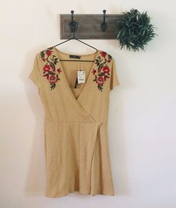 zara tan dress