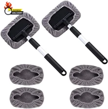 REENFAYA Windshield Cleaner Window Windshield Cleaning Tool with Extendable Hand