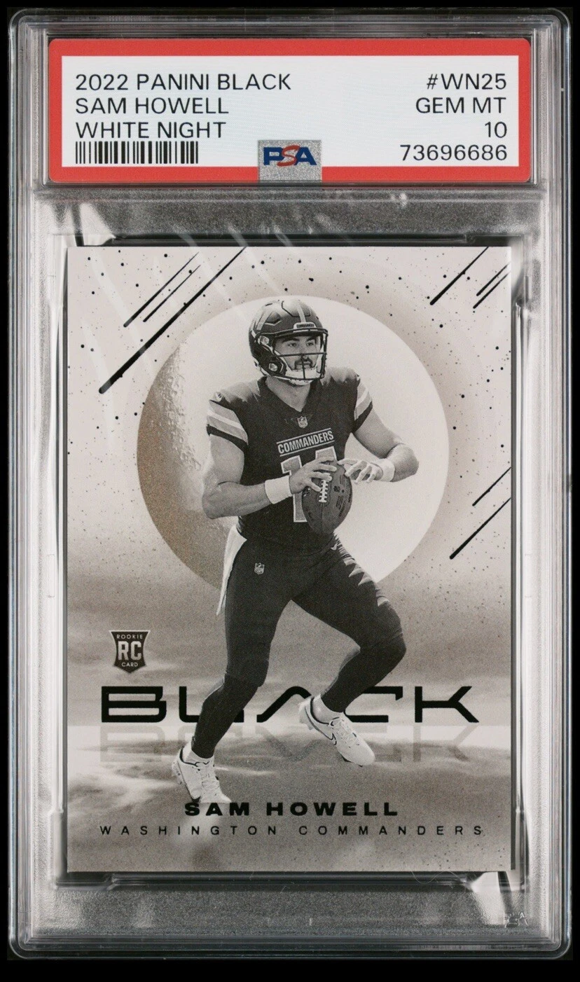 Sam Howell Panini Black White Night #WN25 Base