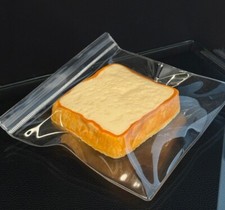 Soft Taba Toast Food Shape Squishy Squeezable Anti Stress Anxiety Fidget Toy