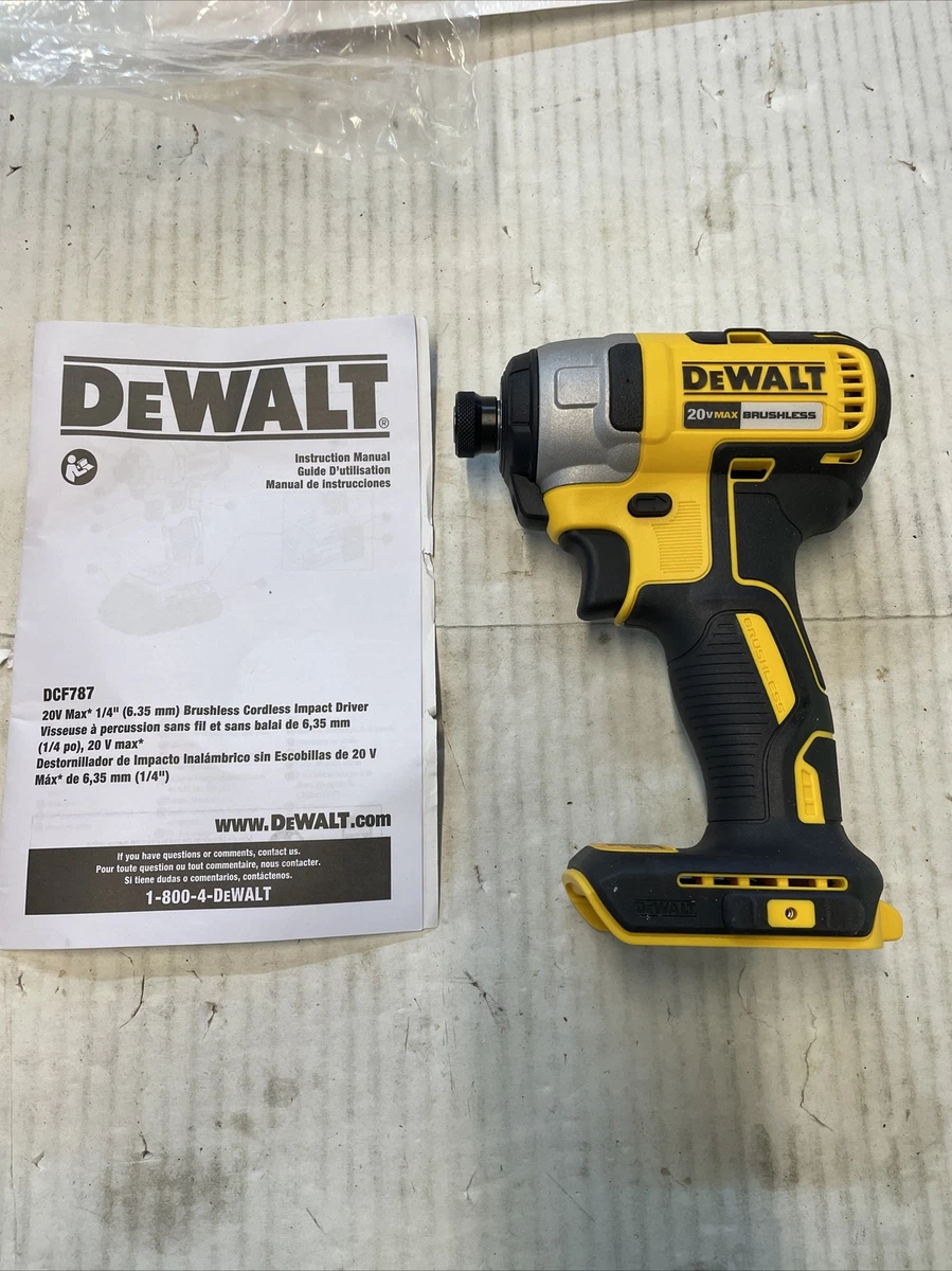 Atornillador de Impacto 20V MAX* Brushless DCF7871B DeWalt México