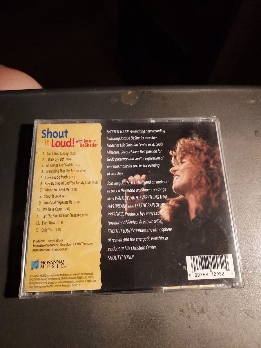 Shout It Loud by Jacque Deshelter (Hosanna Music) for sale online