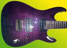 ⚠️1- DAY ONLY Sale!  2012 ESP LTD H-200FM in Trans Purple! HH Excellent Cond! ⚠️