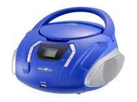 Reflexion CDR2250U Bk Ukw-Radio Mit CD/MP3/USB/AUX-IN Blau