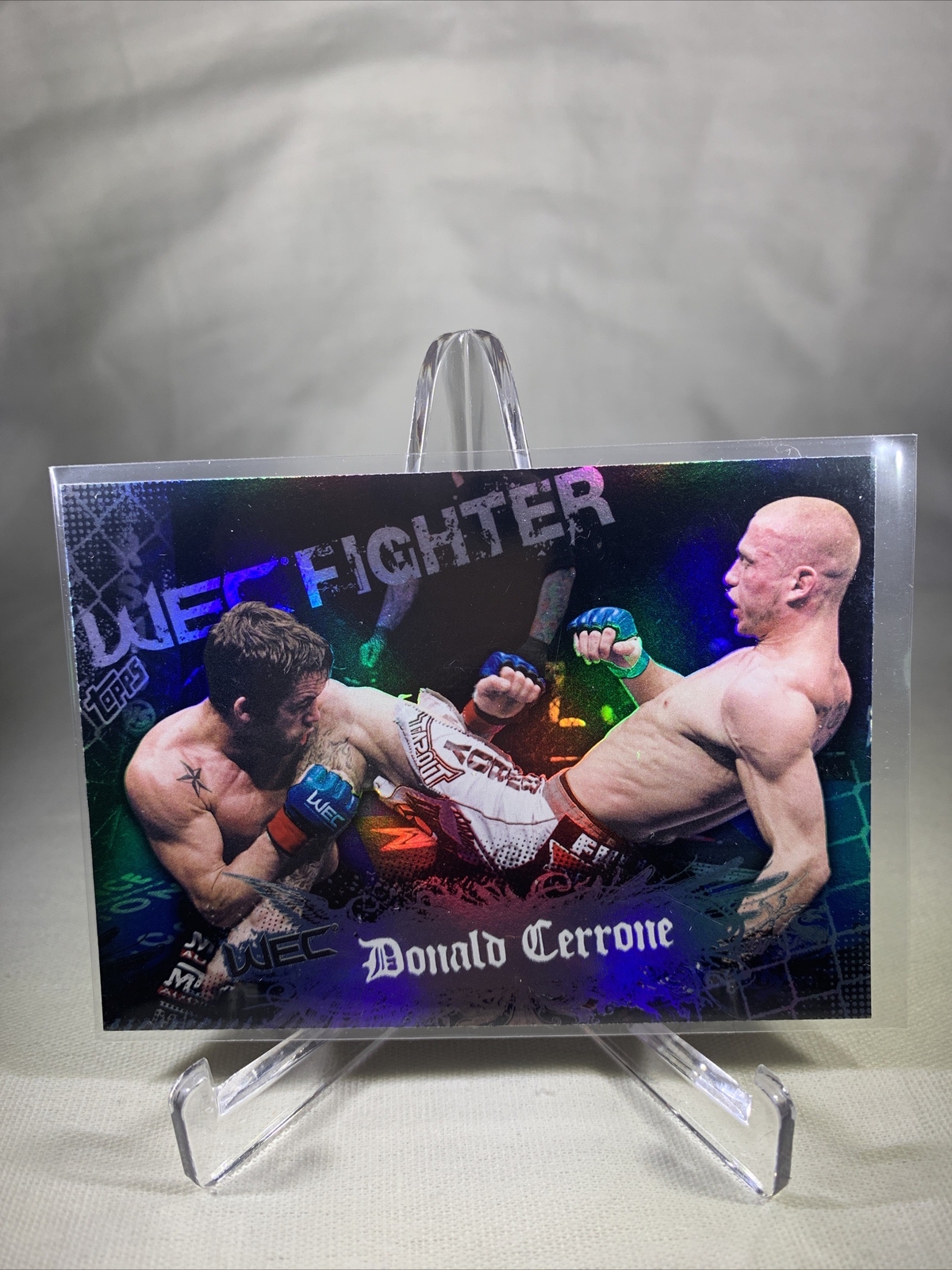 2010 Topps UFC Main Event WEC Fighter Donald Cerrone #147 Rookie RC