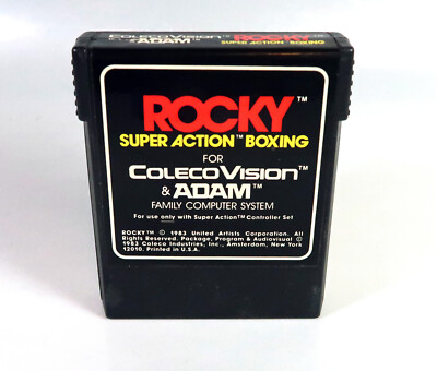 ColecoVision ROCKY Cartridge for the Super Action Controller - TESTED & WORKS