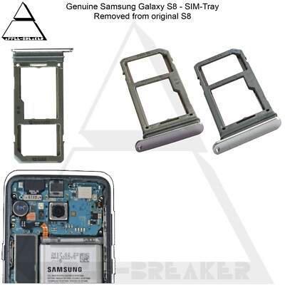 Microsd Card Tray Memory Card For Samsung Galaxy S8 Genuine