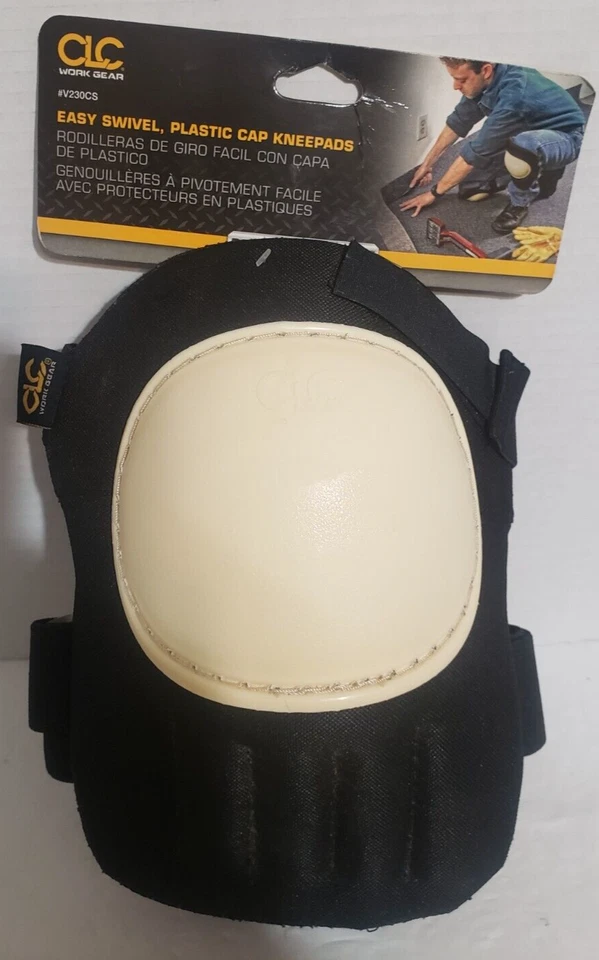 CLC Work Gear V230CS Hook And Loop Style Easy Swivel Plastic Cap Kneepads NEW - Image 2 of 4