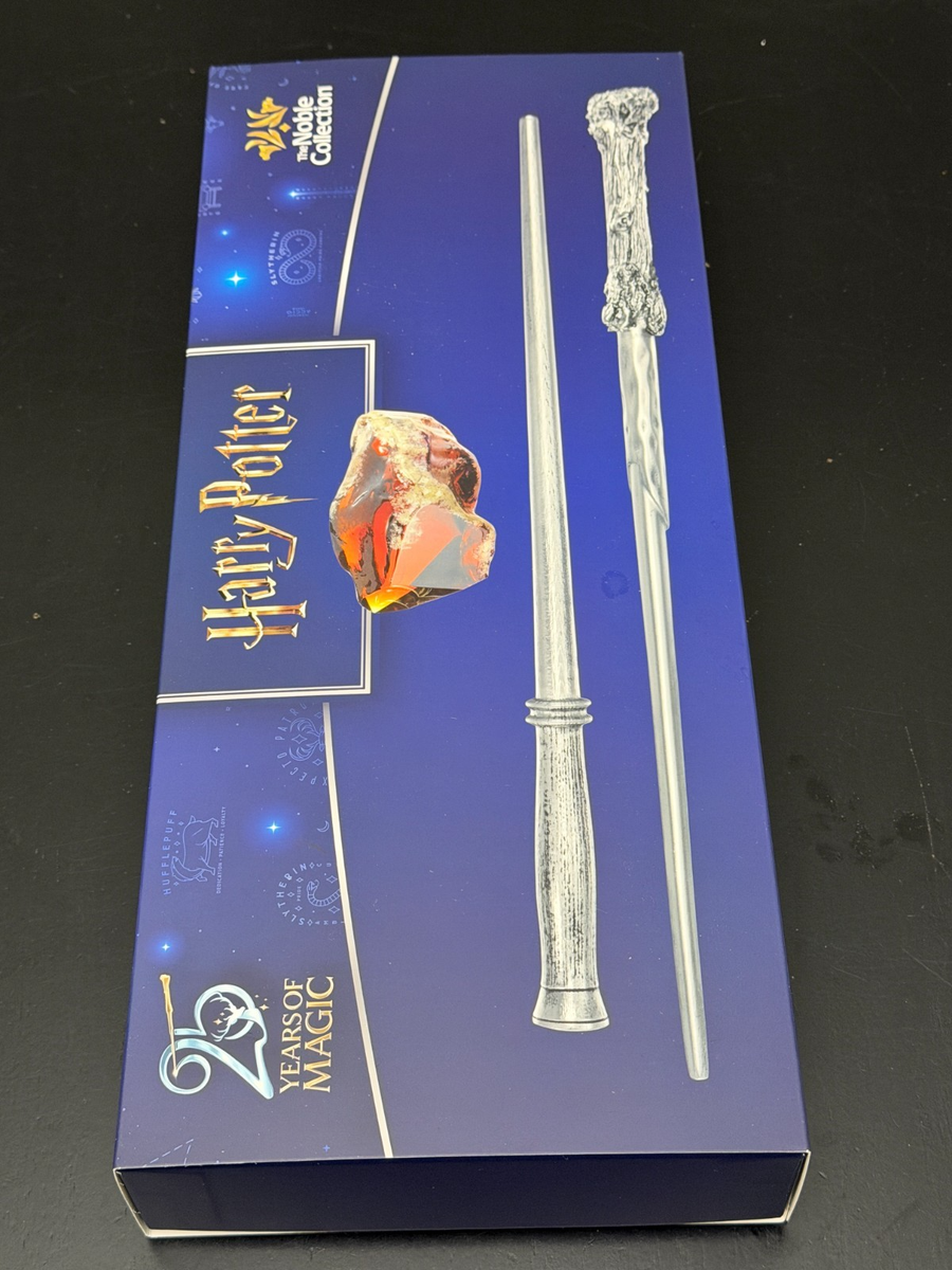 Harry Potter 25th Anniversary Silver First Wand and Sorcerer's