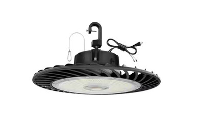Cedar Hill 12.5 in 150-200-240-Watt Black UFO LED High Bay Light 4000-5000-6000K