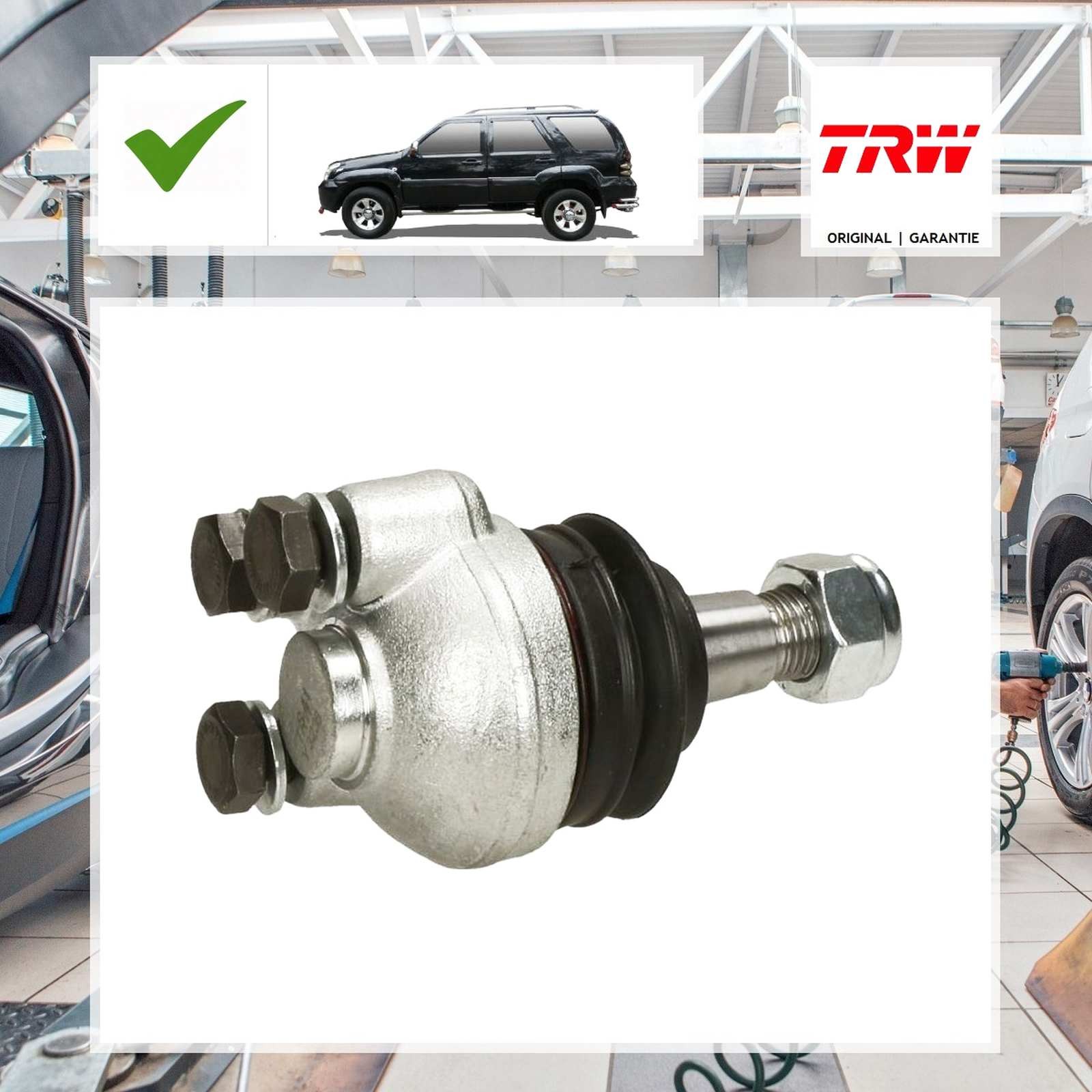 1x Trw Trag-/Führungsgelenk HYUNDAI H-1 / STAREX Großraumlimousine (A1) 2.4