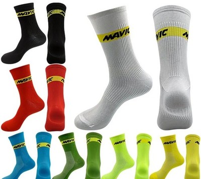 7er Pack gemischte Farben Mavic Mountainbike Rennrad Socken - Einheitsgröße 