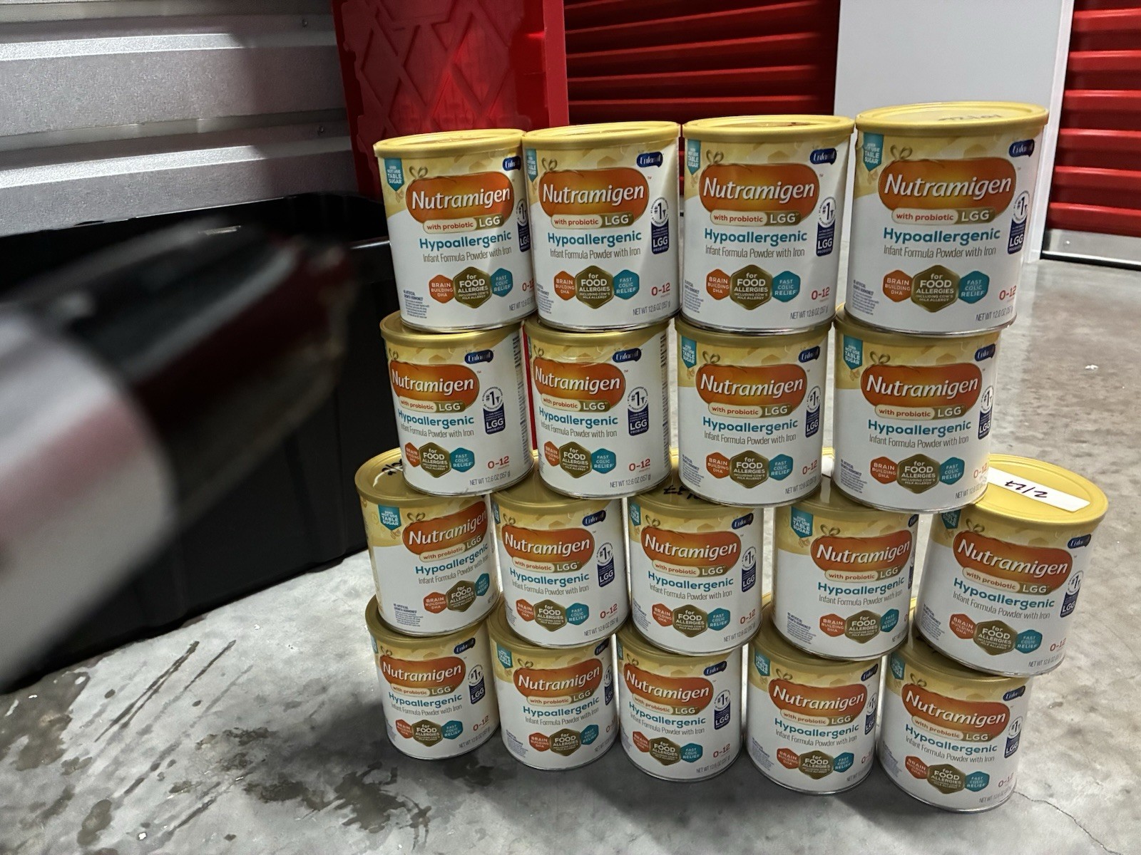(18)Enfamil Nutramigen Infant Baby Powder Hypoallergenic 12.6 Oz Exp 01/27