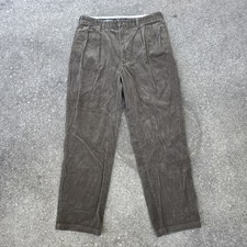 VTG Polo Ralph Lauren Corduroy Pants Mens 36x32 Brown Chino Straight Leg Baggy