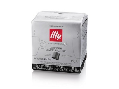 illy iperEspresso Coffee Capsules Dark Roast 18 Count Drip Pods