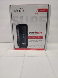 ARRIS Panneaux SURF SB6183 DOCSIS 3.0 Modem de câble - Spectre Xfinity BLACK Nouveau scellé