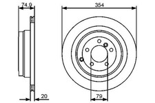 Disque de frein Rover 115