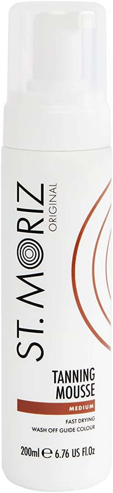 St Moriz Original Instant Tanning Mousse in Medium | Fast Drying Vegan Fake Tan