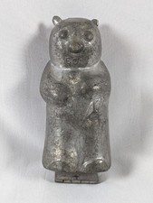 Antique Schall Krauss S & C Pewter Ice Cream Snowman, Bear or Ghost Mold #601