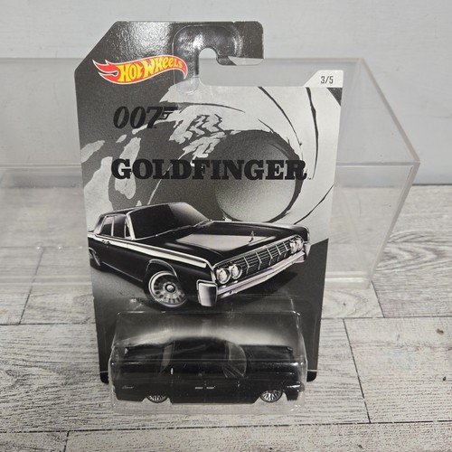 Hot Wheels schwarz 1964 Lincoln Continental 2014 Goldfinger 3/5 James Bond 007 - Bild 2 von 8