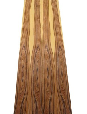 Santos Palisander Holzfurnier Rosewood 207x15-17,5cm 2 Blätter