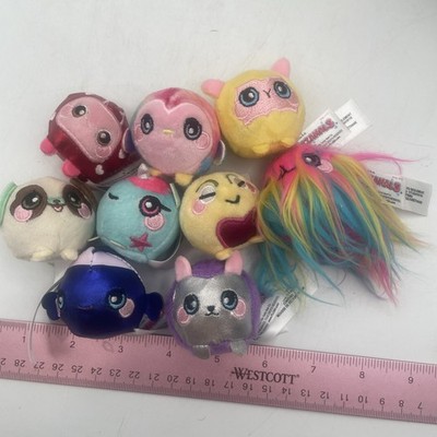 Squeezamals Lot of 9 Plush- All Good Preowned Condition. 