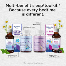 Kids Melatonin Free Organic Sleep Aid Gummies with Calm  Immune Support - wi...