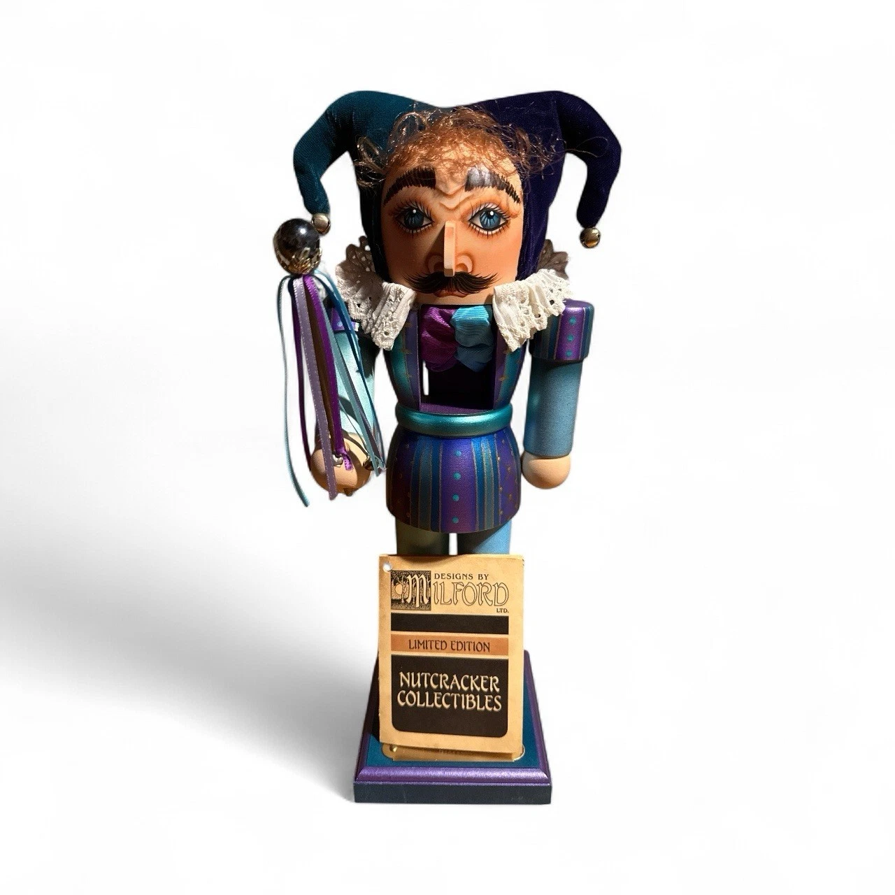 1991 Susan Milford Nutcracker THE Jester Limited Ed. #95/2500 RARE Mint- Signed