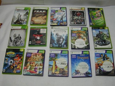 LOT OF 15 XBOX & XBOX 360 GAMES COMES WITH WHAT YOU SEE