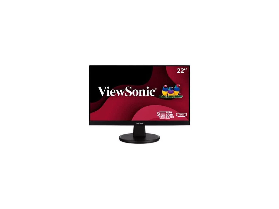 ViewSonic VA2247-MH 22 Inch Full HD 1080p Monitor with Ultra-Thin Bezel, - Image 4 of 4