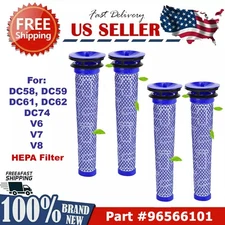 4Pcs Filters Replaces for Dyson V6 V7 V8 DC62 DC61 DC58 DC59 DC74 Vacuum Cleaner