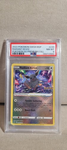Radiant Eevee graded PSA 8 for sale on eBay