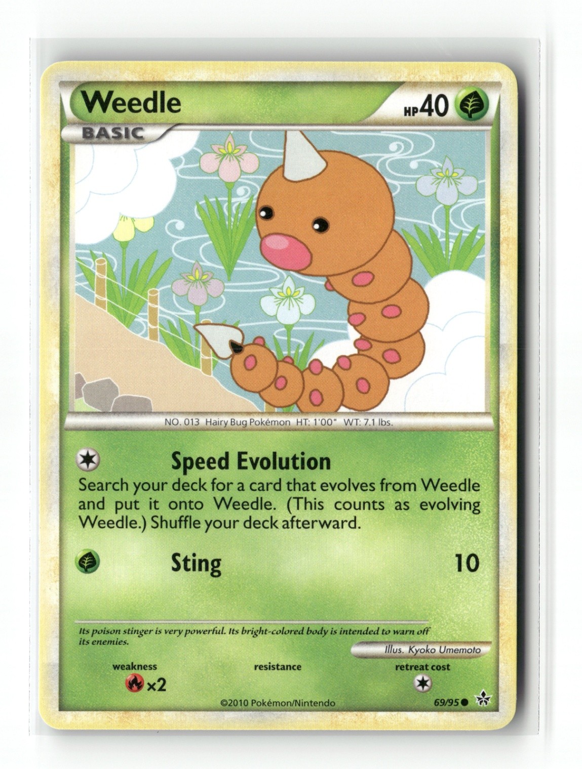 Weedle Common Unleashed 69/95 LP