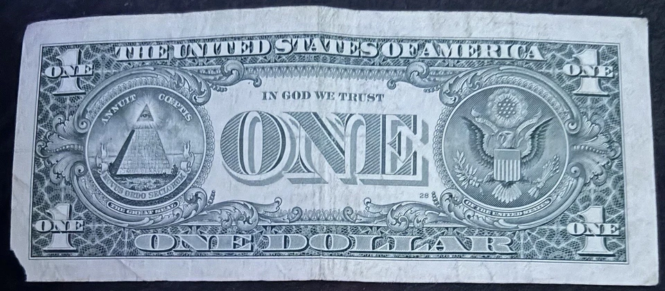 2006 Atlanta $1 Bill Altering 7’s Double 77’s Repeat 47 47 Four 7’s Note - Image 2 of 2