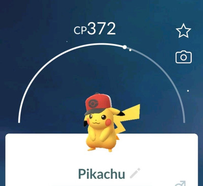 Pokemon Go/Pikachu Wearing Hilbert's Hat/Unova Tour 2025 UK