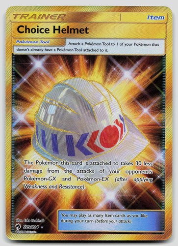 Choice Helmet 229/214 Lost Thunder Pokemon DMG