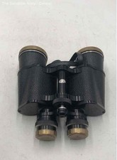 Selsi Black Lightweight Foldable Compact Binoculars With Gold Lens Cap
