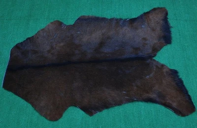 Luxus Ziegenfell Teppich Haar auf Fläche Teppich Größe 34"x22" Tierleder Ziegenfell 3726 - Bild 1 von 3