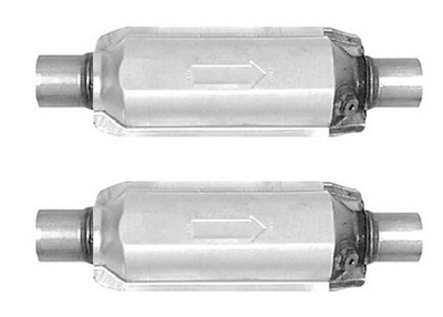 EPA Approved 2 Universal Catalytic Converters 2.00'' x 16.0 OAL 4.25'' OD Made USA