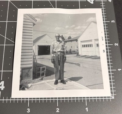1950s Magical STARDUST Man Weird Gold Star Pixie Dust Damage Vtg Magic PHOTO