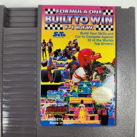 Formula One: Built to Win (Nintendo NES, 1990) Cartridge Only 
