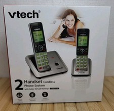 VTech CS6619-2 Cordless Phone System 2 Handsets DECT 6.0 NEW SEALED