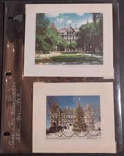 Governor & Mrs Ned Rockefeller Christmas Cards Albany New York 963, 1964, & 1965