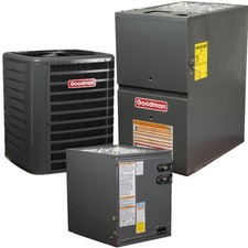 Goodman 5 Ton 13.4 SEER2 AC & Upflow 80,000 BTU 80% Gas Furnace Split System