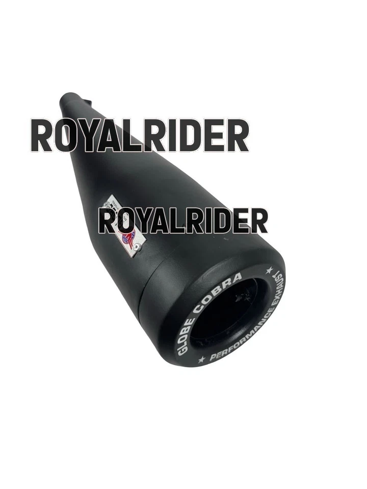 COBRA ЧЕРНЫЙ ВЫХЛОП ПОДХОДИТ ДЛЯ ROYAL ENFIELD HUNTER 350 - Изображение 2 из 4