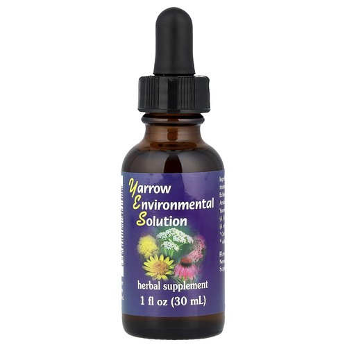 Flower Essence Services Yarrow Environmental Solution 1 fl oz 30 ml Organic